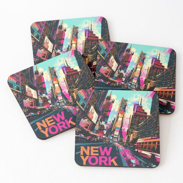 Item preview, Retro NewYork Illustration designed and sold by nomiraclehere.