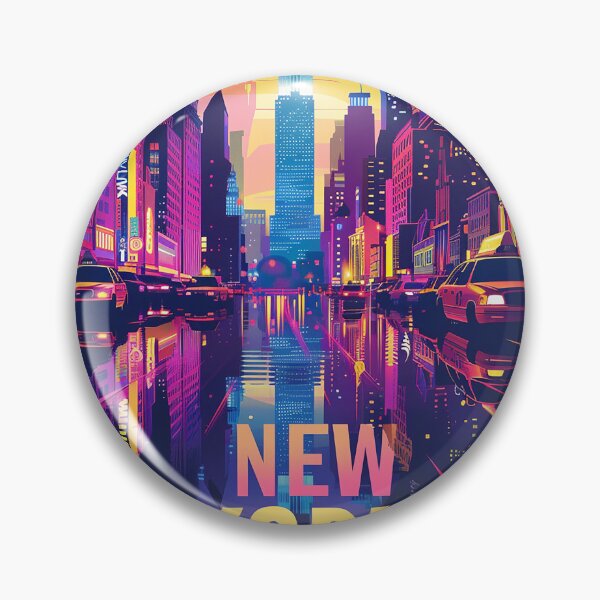 Item preview, Retro NewYork Illustration designed and sold by nomiraclehere.