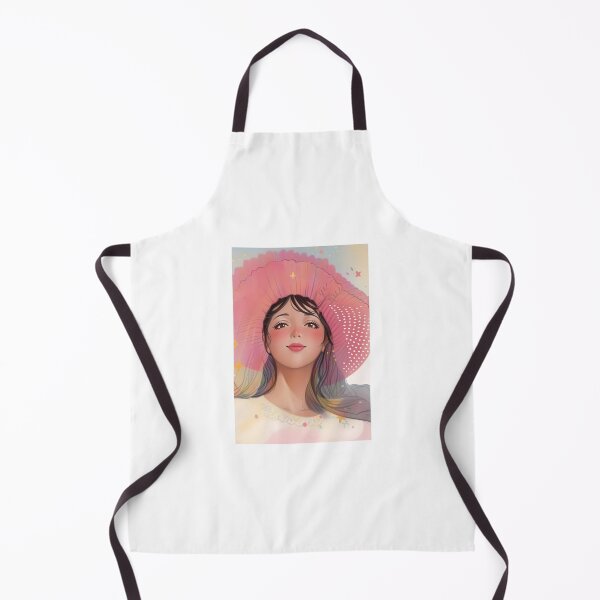 Item preview, AI lady in pink hat designed and sold by lusiakotowska.