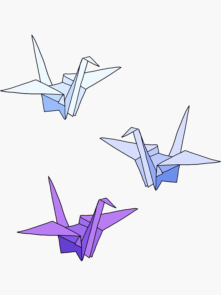 thousand origami cranes, twilight by jxnna