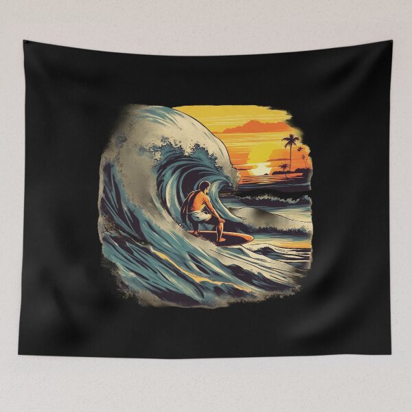 Item preview, Surfer Sunset Scene designed and sold by Dominika Bednarska.