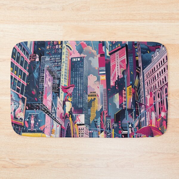 Item preview, Retro NewYork Illustration designed and sold by nomiraclehere.