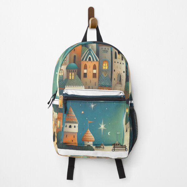 Item preview, Medieval Town at Night designed and sold by AnriIluridze.