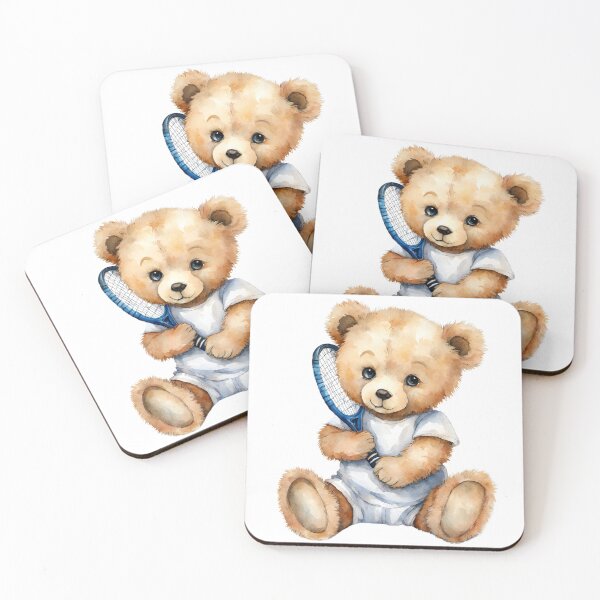 Item preview, Alec, the Teddy Tennis Pro designed and sold by Lhdigitaldesign.