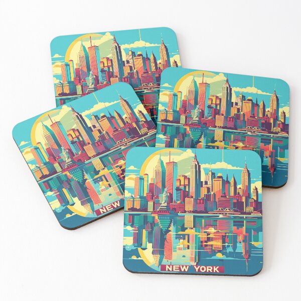 Item preview, Retro NewYork Illustration designed and sold by nomiraclehere.