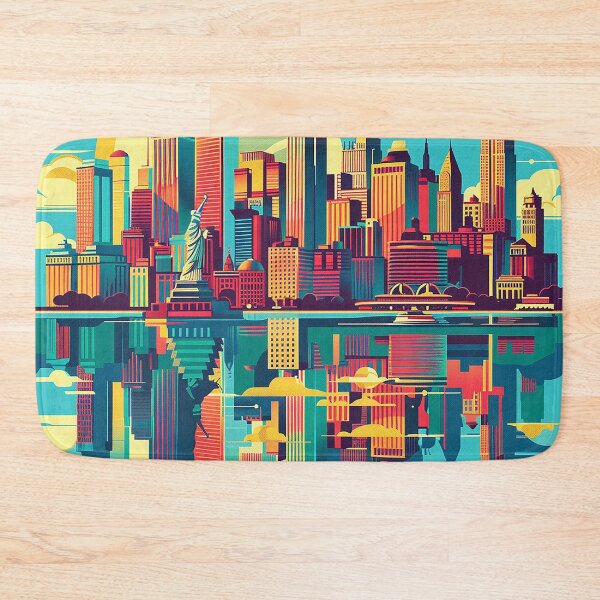 Item preview, Retro NewYork Illustration designed and sold by nomiraclehere.