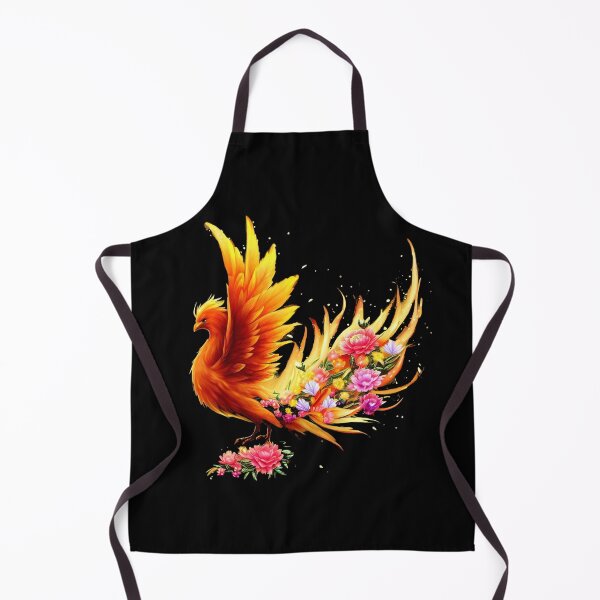 Item preview, Phoenix And Dragon Art Floral Golden Phoenix Bird Fire Flowers Fantasy designed and sold by Cr320.
