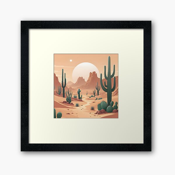 Vista previa del artículo con la obra «Amanecer del desierto», diseñado y vendido por AnriIluridze.
