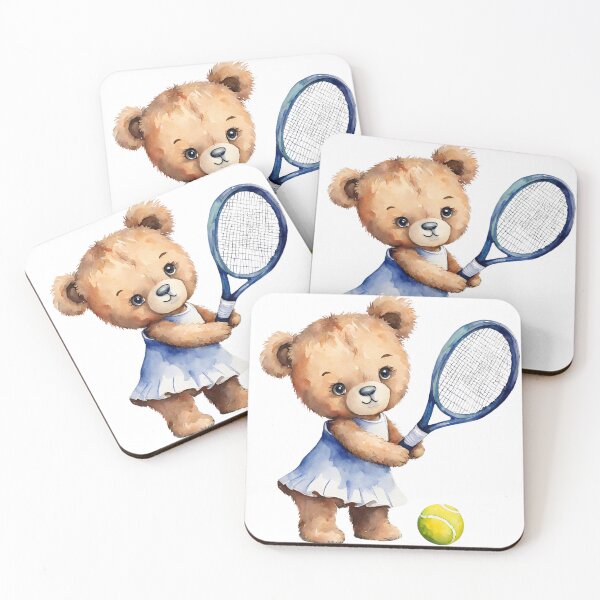 Item preview, Daisy, the Teddy Tennis Pro designed and sold by Lhdigitaldesign.
