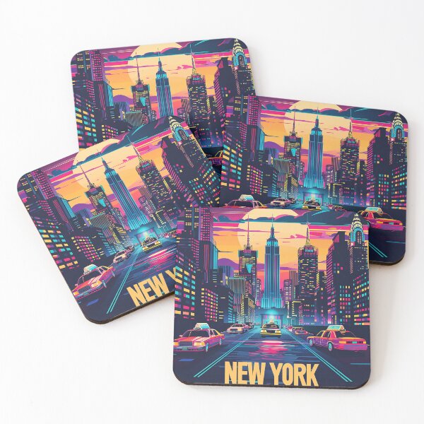 Item preview, Retro NewYork Illustration designed and sold by nomiraclehere.