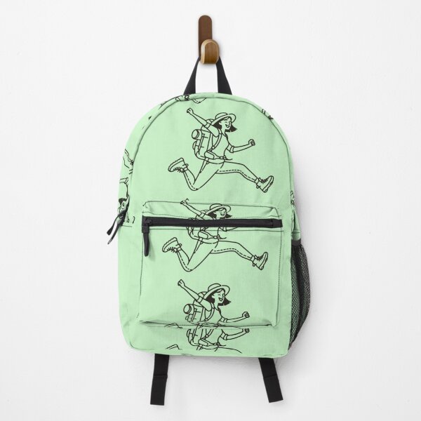 Item preview, Happy Hiker Woman designed and sold by AdventureLoveG.
