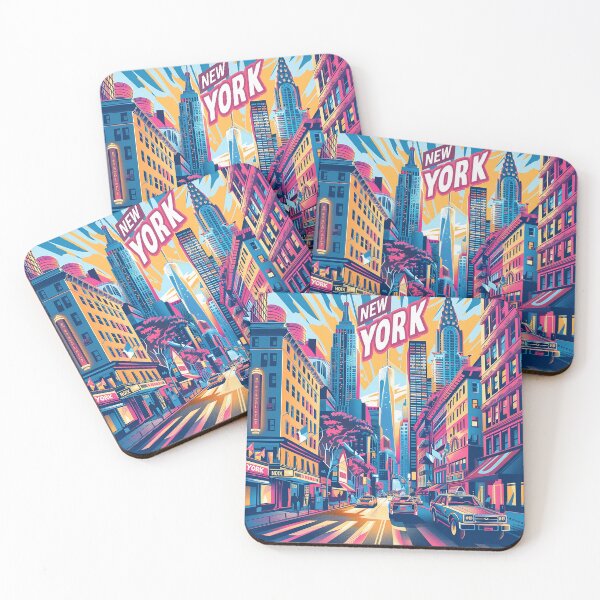 Item preview, Retro NewYork Illustration designed and sold by nomiraclehere.