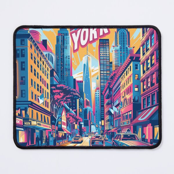 Item preview, Retro NewYork Illustration designed and sold by nomiraclehere.