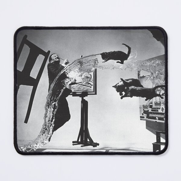Item preview, Salvador "Dali Atomicus",  Photograph Philippe Halsman. Surealist Water & Cats  designed and sold by Uruguay3Dy360.