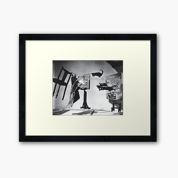 Item preview, Salvador "Dali Atomicus",  Photograph Philippe Halsman. Surealist Water & Cats  designed and sold by Uruguay3Dy360.