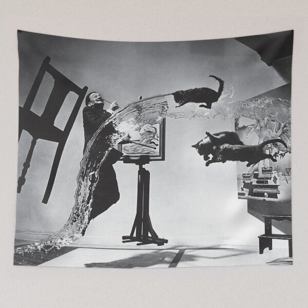 Item preview, Salvador "Dali Atomicus",  Photograph Philippe Halsman. Surealist Water & Cats  designed and sold by Uruguay3Dy360.