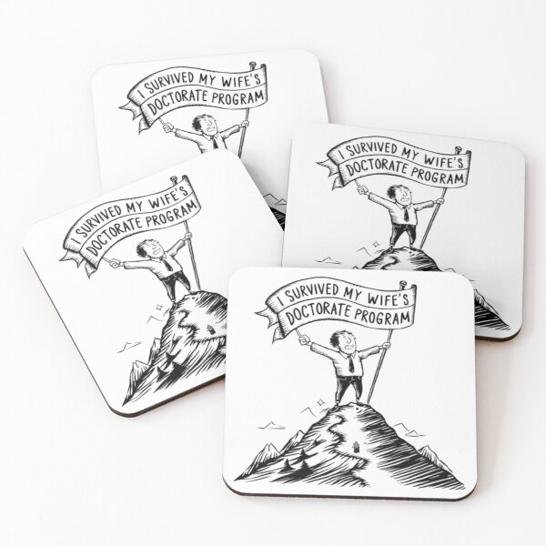 Item preview, I Survived My Wife's Doctorate Program designed and sold by Bu-uble.