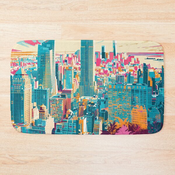 Item preview, Retro NewYork Illustration designed and sold by nomiraclehere.