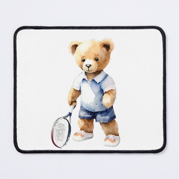 Item preview, Bjorn, the Teddy Tennis Pro designed and sold by Lhdigitaldesign.