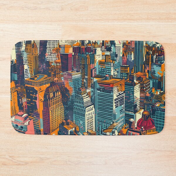 Item preview, Retro NewYork Illustration designed and sold by nomiraclehere.