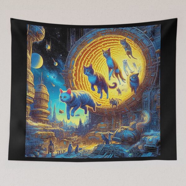 Item preview, LEAP THROUGH THE PORTAL TO THE FUTURE designed and sold by CinemaObscura.