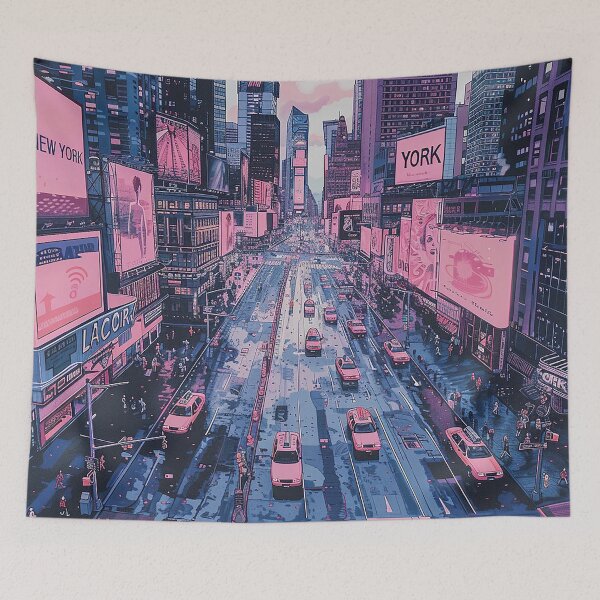 Item preview, Retro NewYork Illustration designed and sold by nomiraclehere.