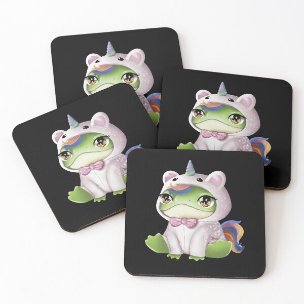 Item preview, Cute Unicorn Frog Stickers designed and sold by CANDYFrog.