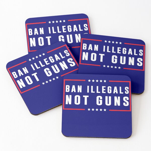 Item preview, Ban Illegals Not Guns designed and sold by anaotradnova.