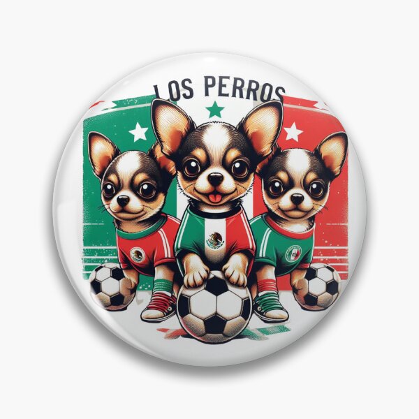 Item preview, Chihuahua Puppies Mexico Futbol Soccer Los Perros #2 designed and sold by BattlefoxxEarth.