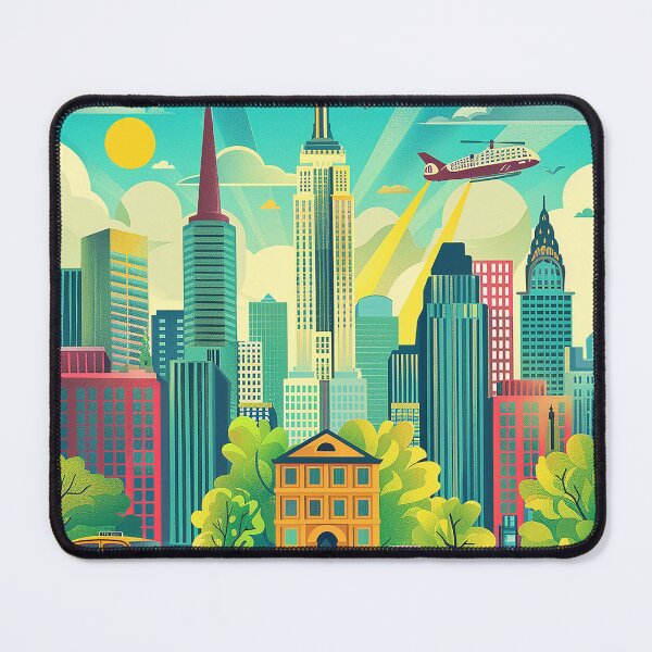 Item preview, Retro NewYork Illustration designed and sold by nomiraclehere.