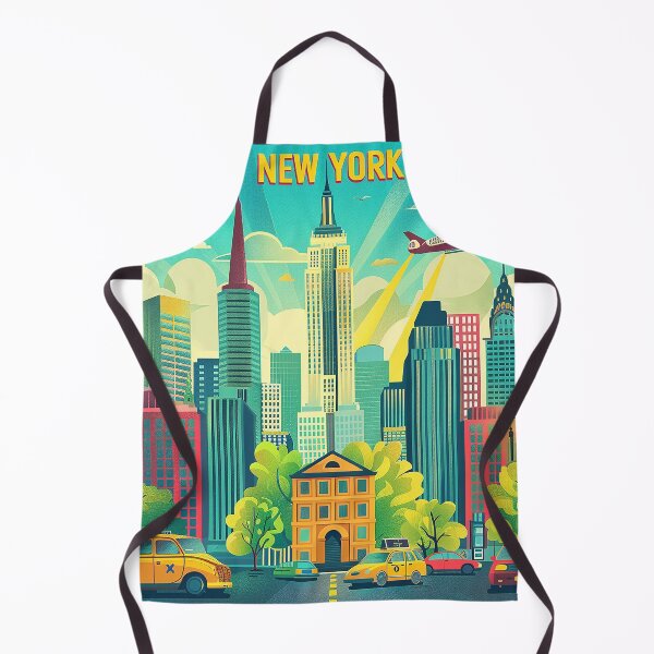 Item preview, Retro NewYork Illustration designed and sold by nomiraclehere.