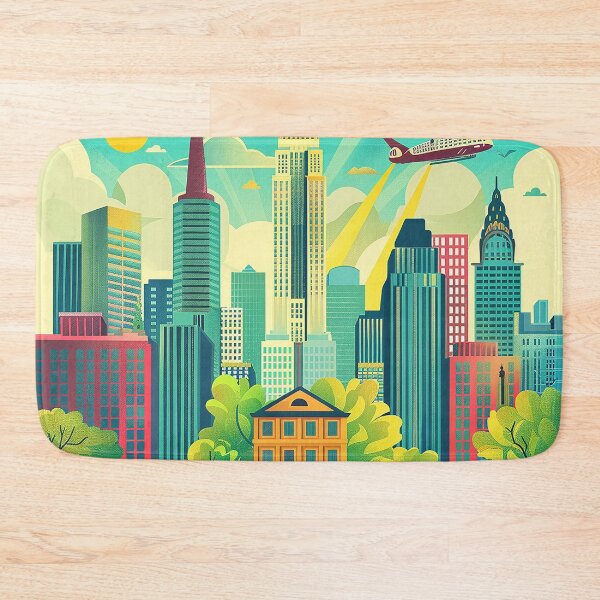 Item preview, Retro NewYork Illustration designed and sold by nomiraclehere.