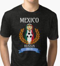 Soccer Cup 2018 Gifts Mexico Tri-blend T-Shirt
