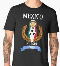 Soccer Cup 2018 Gifts Mexico Men's Premium T-Shirt