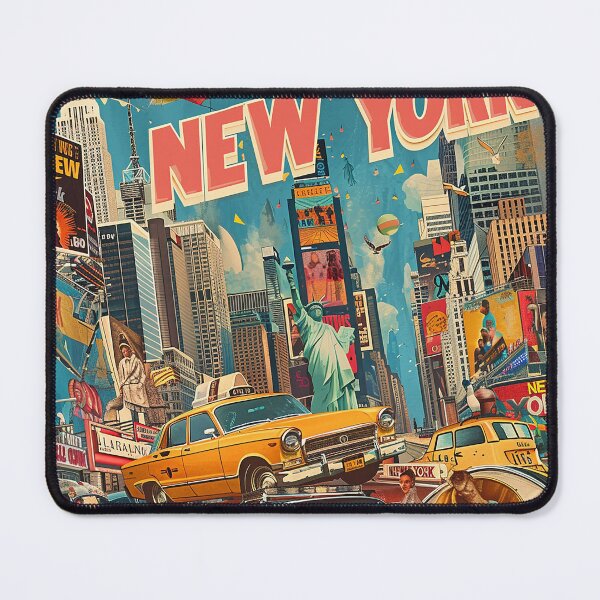 Item preview, Retro NewYork Illustration designed and sold by nomiraclehere.