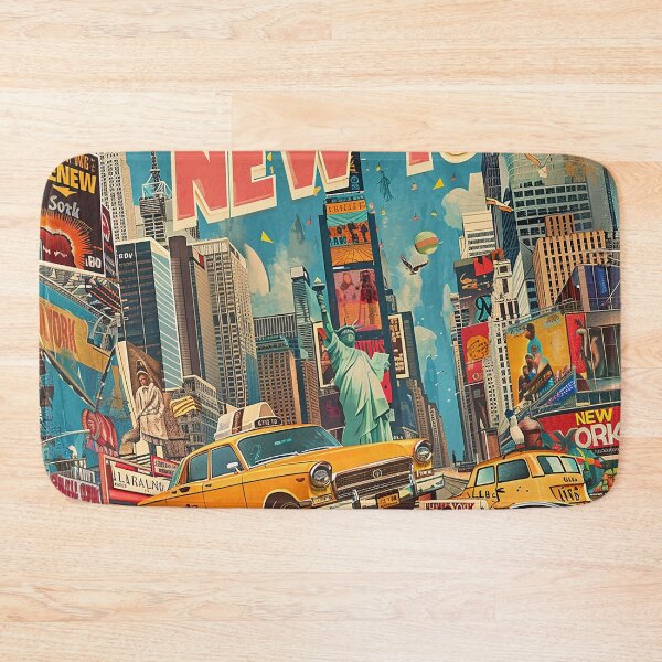 Item preview, Retro NewYork Illustration designed and sold by nomiraclehere.