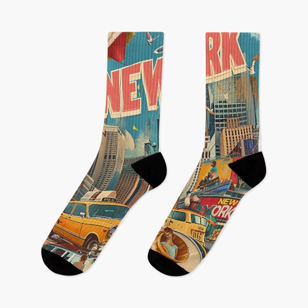 Item preview, Retro NewYork Illustration designed and sold by nomiraclehere.