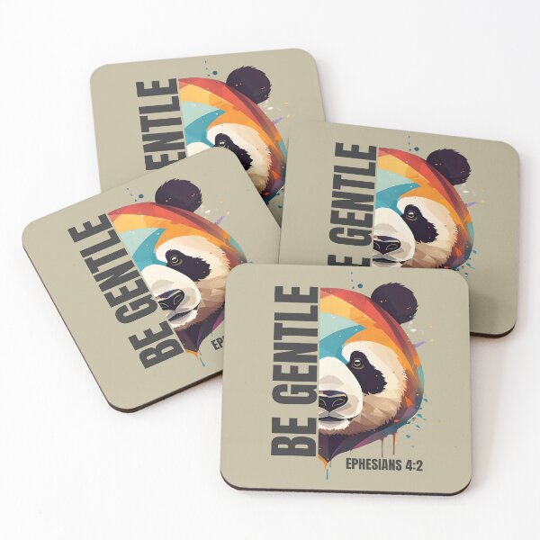 Item preview, Be Gentle Ephesians 4:2 Panda designed and sold by LionGear.