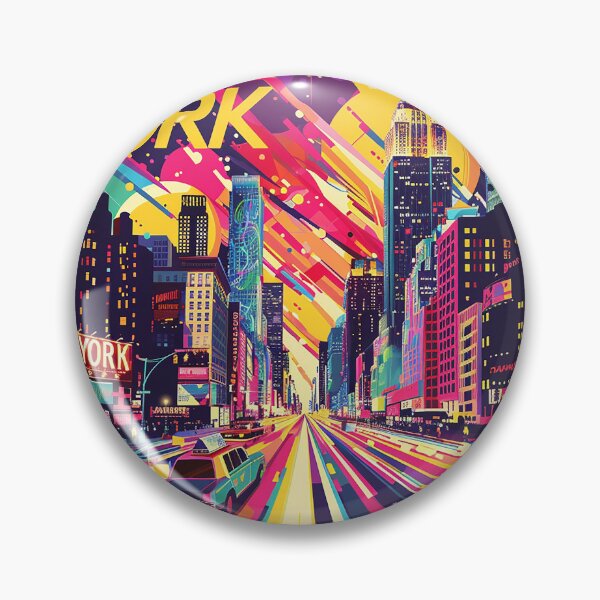 Item preview, Retro NewYork Illustration designed and sold by nomiraclehere.