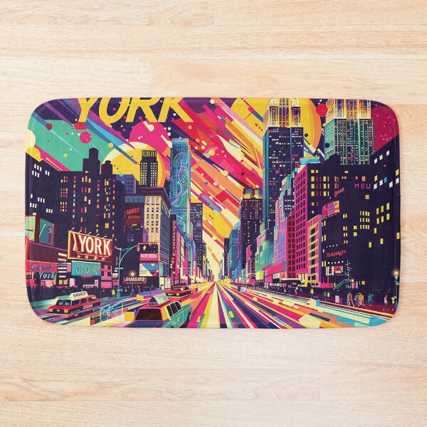 Item preview, Retro NewYork Illustration designed and sold by nomiraclehere.