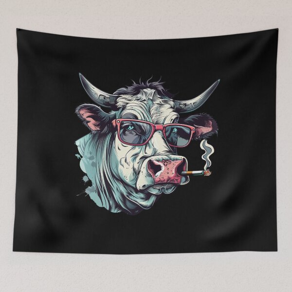 Item preview, Bad dairy cow sticker designed and sold by S-ZYBI.