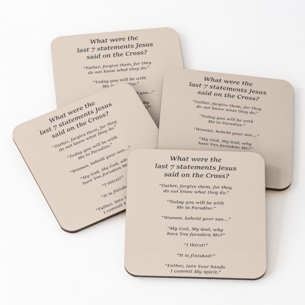 Item preview, 7 Statements Jesus said on the cross designed and sold by WideIsTheGate.