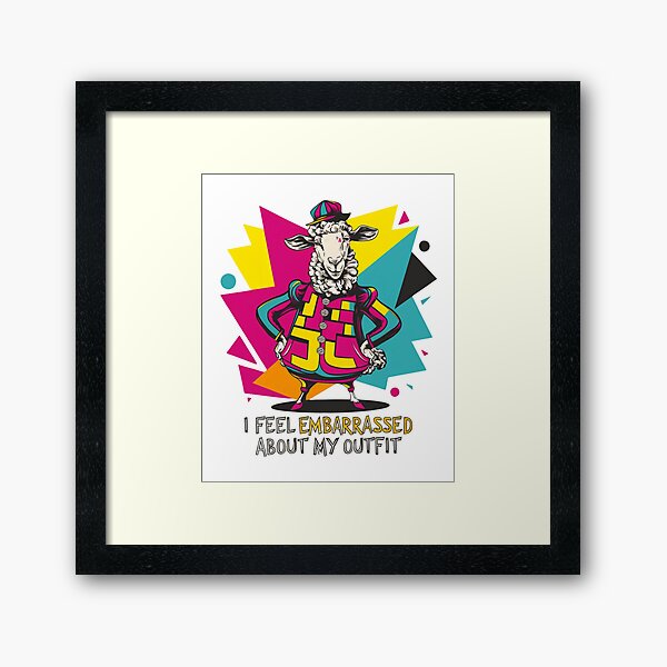 Item preview, Funny sheep t-shirt design I feel embarrassed by my clothes designed and sold by FashDesCo.