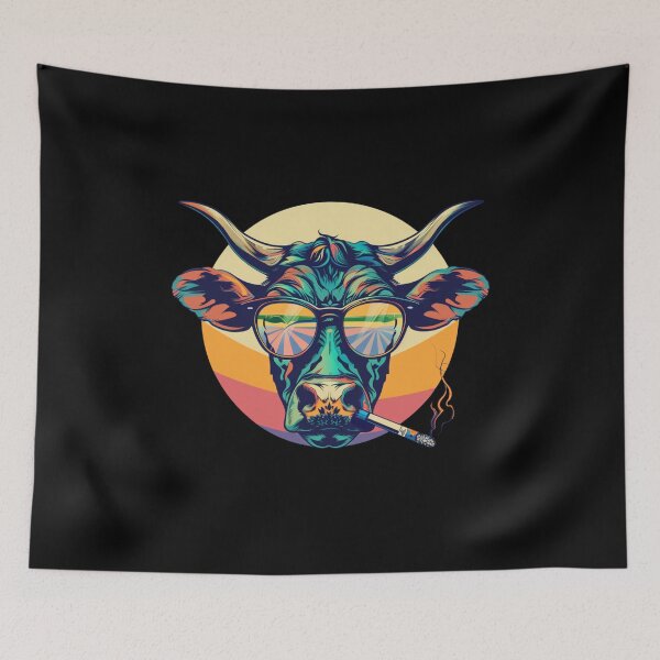 Item preview, Bad dairy cow sticker designed and sold by S-ZYBI.