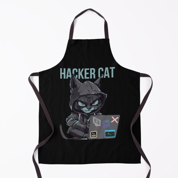 Artikelvorschau, Hacker-Katze, Penetrationstester mit Kapuze, White Hat Cat-T-Shirt entworfen und verkauft von Reichcorp.