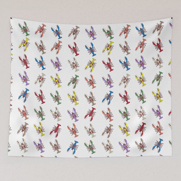 Item preview, Crawfish, Crayfish art, Crawfish art, crustacean art, Animal and Wildlife Art, Nature Art, coastal charm art designed and sold by Colleen Macomber.