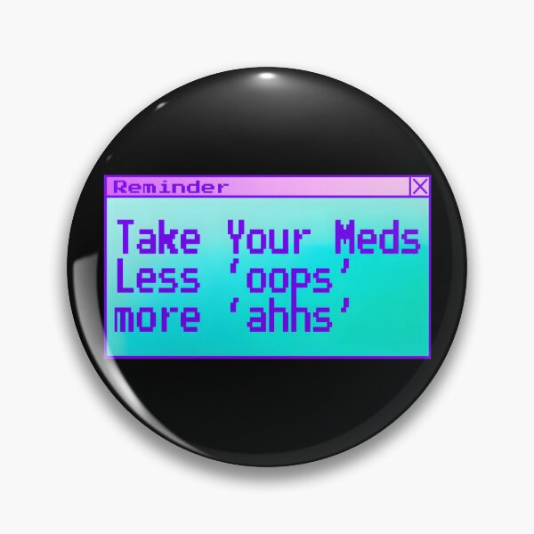 Item preview, Funny ADHD Medication Reminder Pop Art Design designed and sold by Unitepeople.