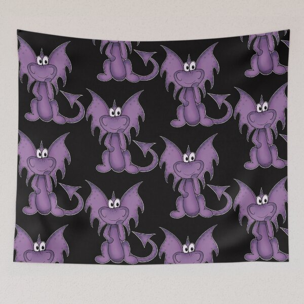 Item preview, Sweet purple dragon  designed and sold by stickypixie.