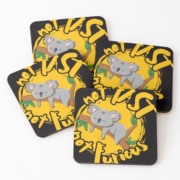 Item preview, Not Fast Not Furious Koala  designed and sold by dmtdc.