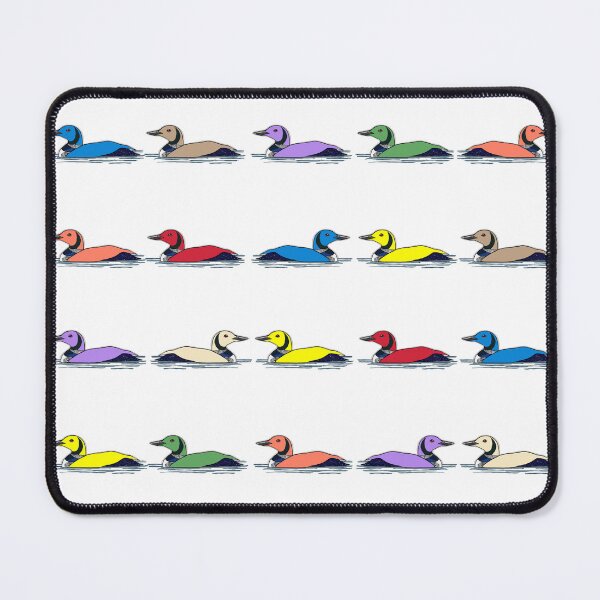 Aperçu de l'œuvre Plongeon huard, Art animalier et animalier, Art des oiseaux, Art du canard, Art du Plongeon huard créée et vendue par Colleen Macomber.
